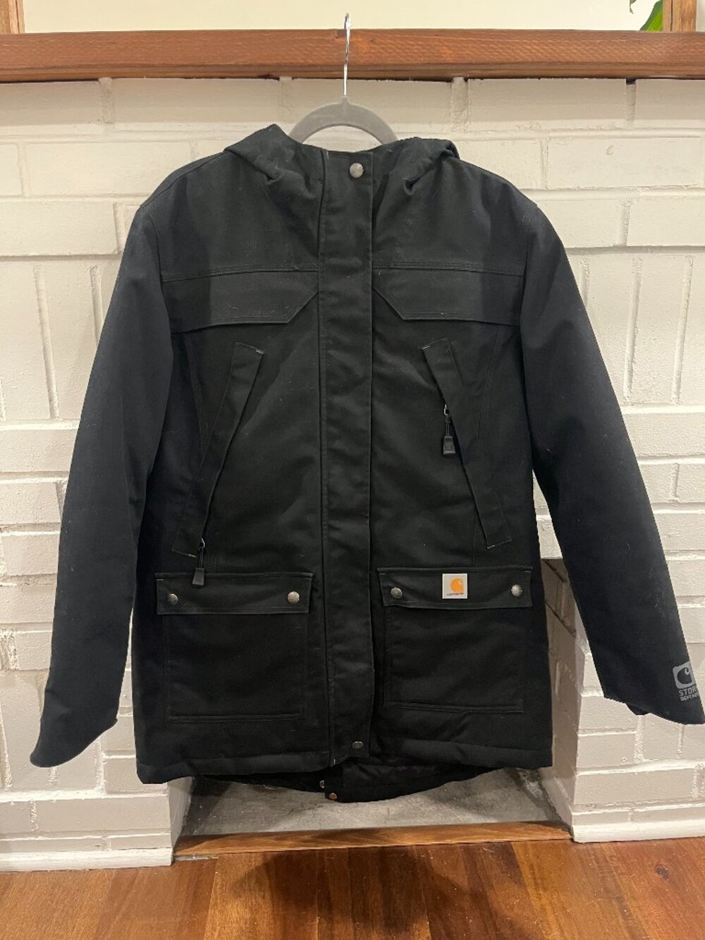 Carhartt Quick Duck Sawtooth Parka Women's Black Medium (8/10)
